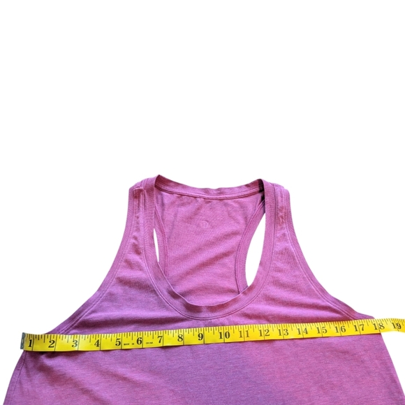 Lululemon Love Tank Top Heathered Magenta Purple Rel: 5/2023 Cotton Women's 10 - Picture 8 of 9